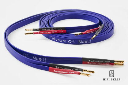 Tellurium Q Blue II Speaker Cable-2x2 m - Przewód Głośnikowy - Specjalne Kody Rabatowe - hifisklep.com